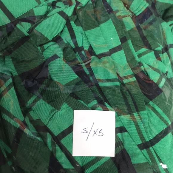 NEW MeUndies Green Plaid Adult Onesie Size S/XS  Unisex  NEW hoodie pockets - Picture 5 of 5